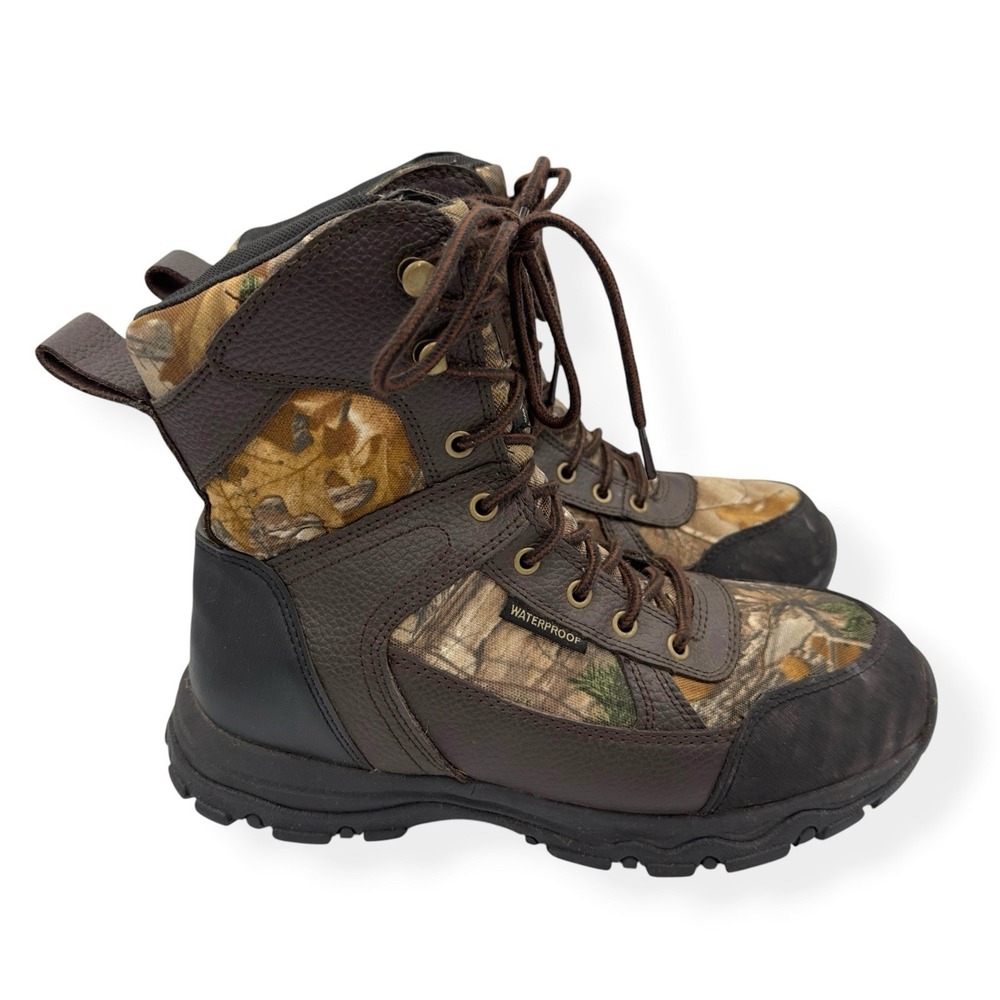 Herman Survivors Mens Size 8.5 Camouflage Hunting Boots 3M Thinsulate Waterproof